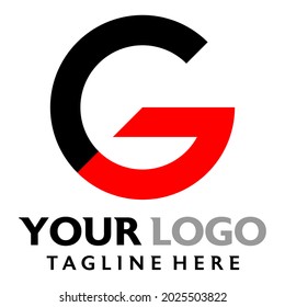 CG letter logo design. Graphic alphabetic symbol for your company business identity.