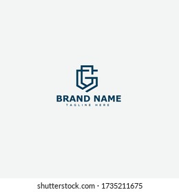 CG-Letter-Logo-Designvorlage Vektor
