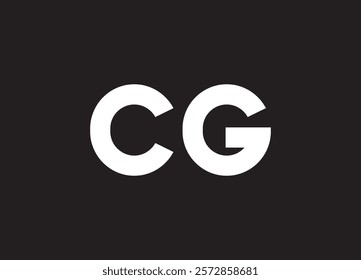 CG letter logo and initial logo design