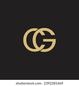 CG Letter Logo, Monogram, C and G Monogram, Design, CG Initials Letter,

