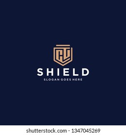 CG letter shield icon