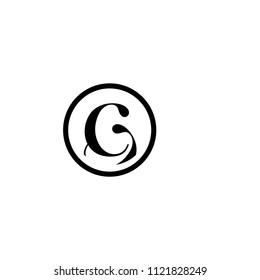 cg letter vector logo. g letter vector logo