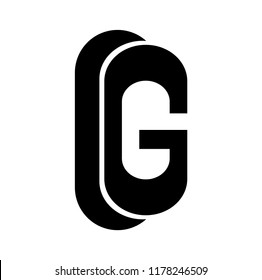 cg letter vector logo. gc letter vector logo