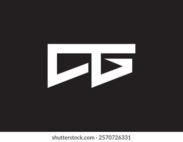 CG Letters Logo Design Slim.
