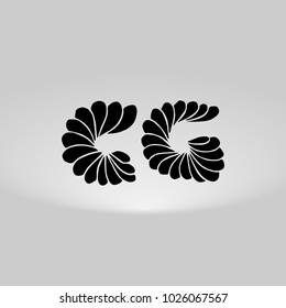 CG Logo, Decorative, Romantic
