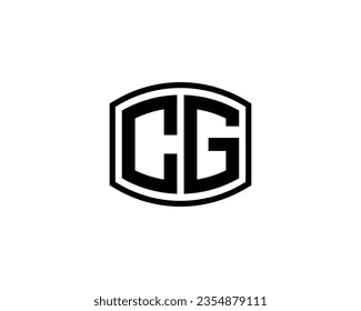 CG logo design vector template