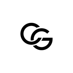 CG Logo, CG Monogram, Initial CG Logo, Letter CG Logo, Creative Icon, Modern, Vector