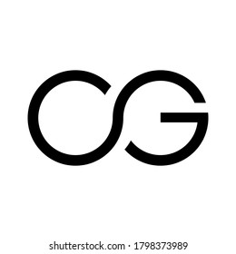 vectores de logotipo de cg, para oficinas, empresas inmobiliarias y tecnológicas. gracias