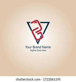 CG vector logo design, GC Creative logo design