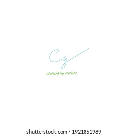 logotipo manuscrito de fondo blanco cg