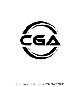 CGA Logo Design, Inspiration for a Unique Identity. Modern Elegance and Creative Design. Watermark Your Success with the Striking this Logo.