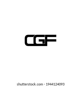 cgf letter original monogram logo design