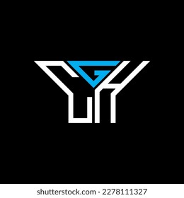 CGH letter logo creative design with vector graphic, CGH simple and modern logo.