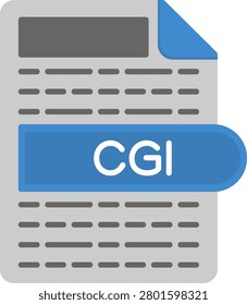 CGI Flat Style Icon Design