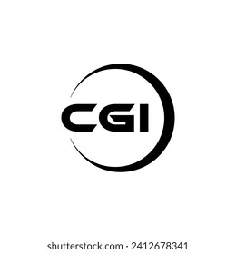 Diseño de logotipo de carta CGI, inspiración para una identidad única. Elegancia moderna y diseño creativo. Marca tu éxito con el impresionante logotipo.