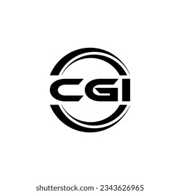CGI Logo Design, Inspiration for a Unique Identity. Modern Elegance and Creative Design. Watermark Your Success with the Striking this Logo.