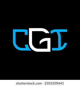 CGI Logo Design, CGI einfache und moderne Logo. CGI luxuriöses Alphabet Design  