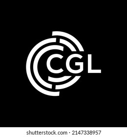 CGL letter logo design on black background. CGL creative initials letter logo concept. CGL letter design.
