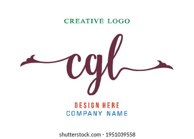 CGL lettering logo is simple, easy to understand and authoritative