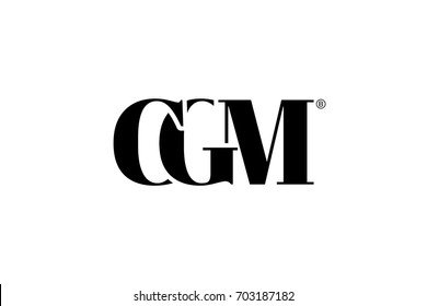 Cgm Logo Branding Letter Vector Graphic Stock Vector (Royalty Free ...