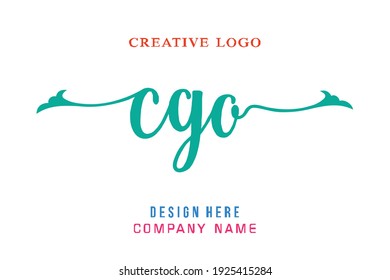Das CGO-Zeichen-Logo ist einfach, leicht verständlich und überzeugend