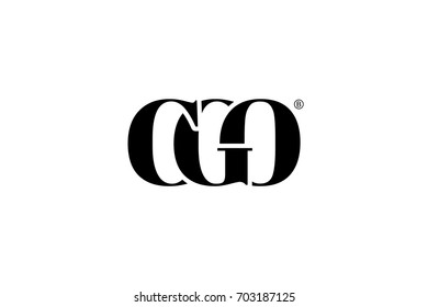 CGO Logo Branding Letter. Vector graphic design. Useful as app icon, alphabet combination, clip-art, and etc.