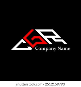 Diseño del logotipo de CGR, logotipo simple y moderno de CGR. Diseño de alfabeto de lujo CGR  
