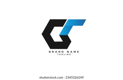 CGS, CSG, CS, SC, CG, GC, Resumen diseño del logotipo inicial de la letra monograma