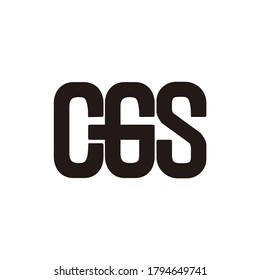 CGS Letter Vector Logo Brand