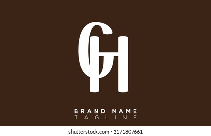 CH Alphabet letters Initials Monogram logo HC, C and H