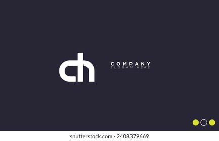 CH Alphabet letters Initials Monogram logo HC, C and H