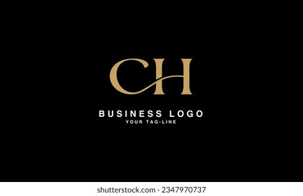 CH, HC, Abstract Letters Logo Monogram