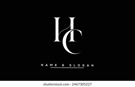 CH, HC Abstract Letters Logo Monogram