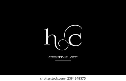 CH, HC, C, H abstract letters logo monogram