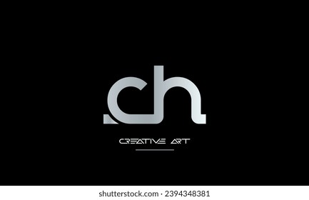 CH, HC, C, H abstract letters logo monogram