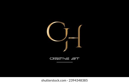 CH, HC, C, H abstract letters logo monogram