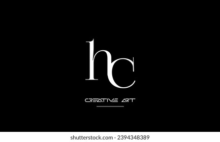 CH, HC, C, H abstrakte Buchstaben Logo-Monogramm
