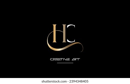 CH, HC, C, H abstrakte Buchstaben Logo-Monogramm