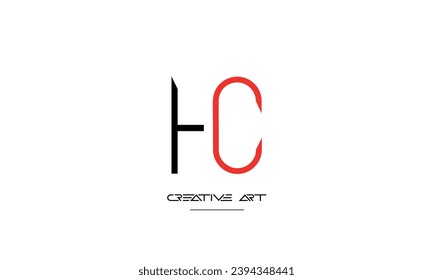 CH, HC, C, H abstract letters logo monogram
