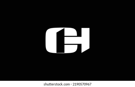 CH ,HC ,C ,H letters abstract logo monogram