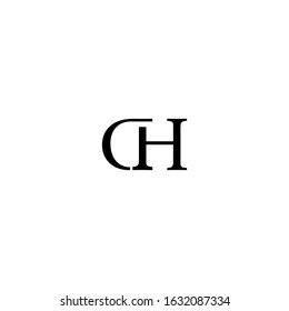CH HC Letter Linked Luxury Premium Logo