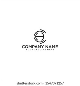 ch, hc logo monogram icon vector template