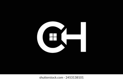 Diseño inicial del Vector del logotipo de la casa o del inmueble