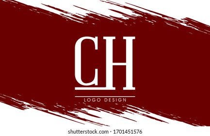 CH initial letter logo design vector eps 10
