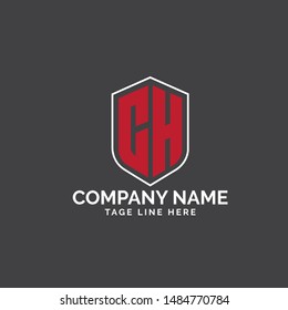 CH letter logo design vector