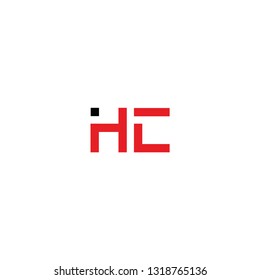 ch letter logo. hc letter logo