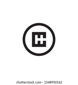 ch letter logo on the circle