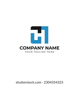 CH Letter typography logo design