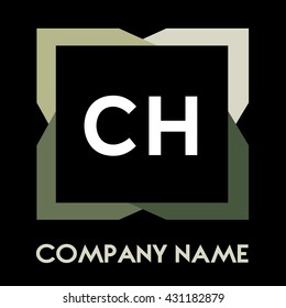 CH letters business logo creative  icon design