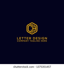 CH letters Initial icons / Monogram.- Vector inspiration logo design - Vector